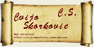 Cvijo Skorković vizit kartica